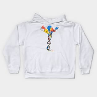 Single Line - DNA Activation Kids Hoodie